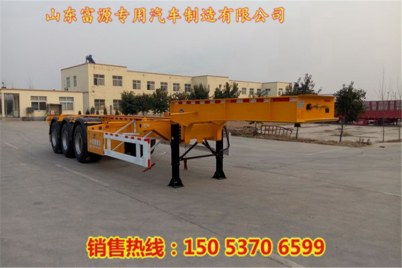平板式集裝箱半掛車(chē)價(jià)格及尺寸多少米